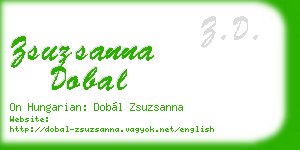 zsuzsanna dobal business card