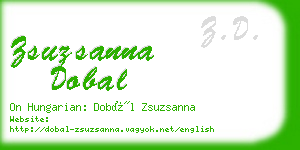 zsuzsanna dobal business card